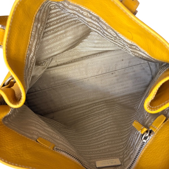 Prada yellow leather should bag authentic - Picture 5 of 16